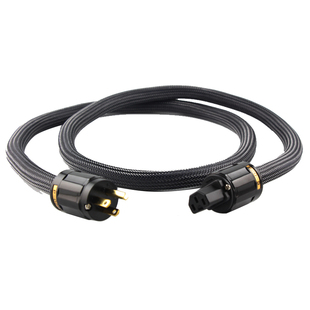 发烧音响功放电摩动车华为大炮取电器输入快充品字头4平方电源线