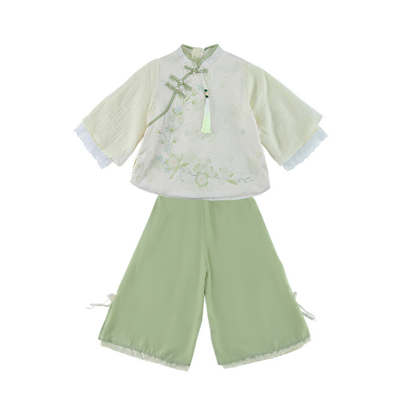女童夏季汉服套装新款