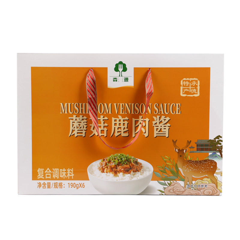 森源蘑菇鹿肉酱原味酱拌饭拌
