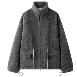 VIKTORIACHAN25/26秋冬成衣系列新品 双拉链立领摇粒绒夹克外套