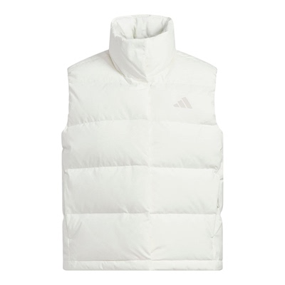 Adidas/阿迪达斯正品2025秋冬款女士休闲简约立领羽绒马甲KQ5533