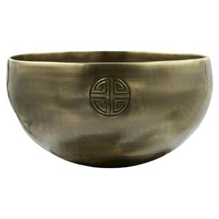 佛音碗哄宝宝睡觉四面錾刻满月颂钵音钵尼泊尔手工婴儿安抚静心钵
