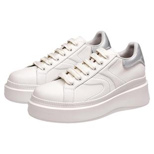 露思/田曦薇同款接吻猫[8cm内增高长腿鞋]休闲板鞋厚底松糕小白鞋