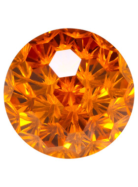 圆形芬达色烟花切合成锆石裸钻 美甲钻耳钉钻高闪裸石菊花切面钻