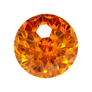 圆形芬达色烟花切合成锆石裸钻 美甲钻耳钉钻高闪裸石菊花切面钻