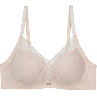 爱美丽IMIS内衣无钢圈小胸聚拢显大蕾丝柔软中厚文胸IM17BGC1