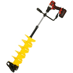 冰钻电动尼龙冰钻钻头破冰打孔冰钓冰钻连接杆浮水冰钻冬钓神器