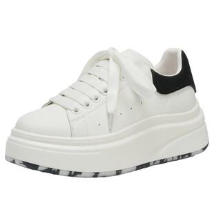 EBLAN/伊伴5CM厚底增高小白鞋女2026春季新款小个子运动休闲板鞋