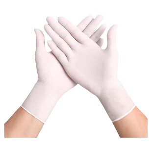 医用一次性手套丁腈橡胶乳胶PVC外科手术检查医护专用家务餐饮晴