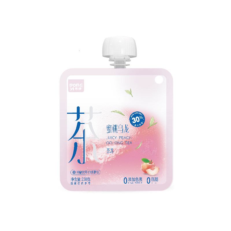 冬伊DONGYI 日式果冻大袋238g 荔枝红茶冻低卡纯果汁30%含量