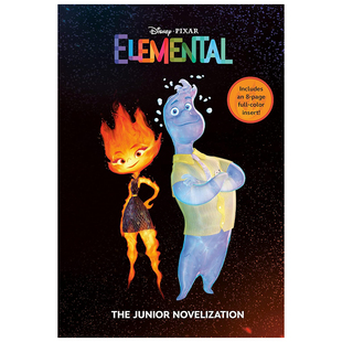 Disney/Pixar Elemental: The Junior Novelization 迪士尼：疯狂元素城青少版 英文原版进口 迪士尼故事图画书 又日新