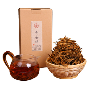 凤七滇红茶蜜香金针云南小金针凤庆茶叶浓香型特级金丝古树红茶