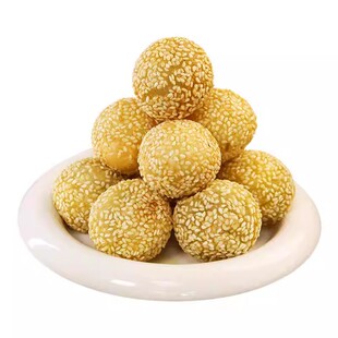 芝麻球半成品豆沙馅速冻食品麻团油炸面食点心美味早餐小吃麻圆