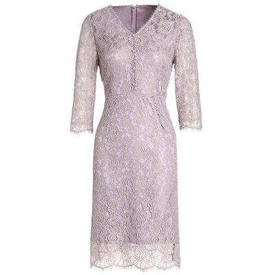 乔万尼收腰显瘦蕾丝连衣裙