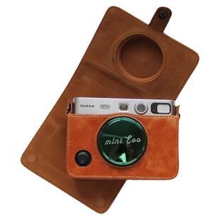 适用富士拍立得instax mini evo相机包保护皮套evo硅胶套斜挎肩带