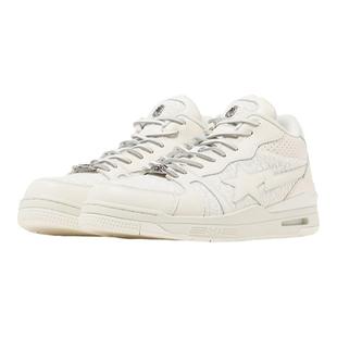 BAPE BLACK CLUTCH STA男鞋25年春夏花呢纹理拼接休闲鞋191011M