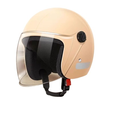 头盔2025新款3C认证电动车男女士安全四季通用冬季半盔保暖安全帽