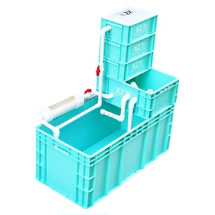 周转箱养龟箱鱼缸龟缸过滤器乌龟饲养缸沼泽免换水生态沼泽乌龟缸