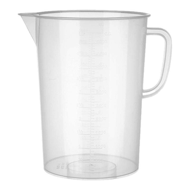 量杯带刻度大容量厨房食品级量筒毫升2l克机油刻度杯塑料量杯刻度