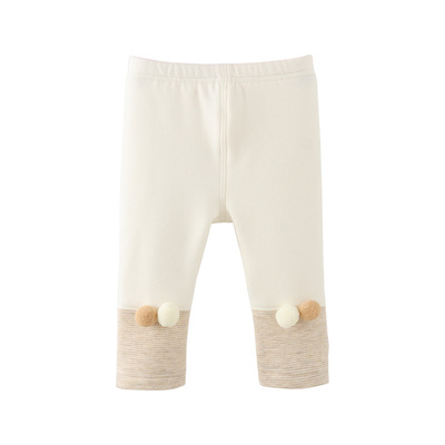 modomoma男女宝宝洋气条纹打底裤