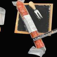 SALAMI, traditional salami, beretta, Napoli, Milan, pizza, Spanish meal, ready-to-eat whole thumbnail 5