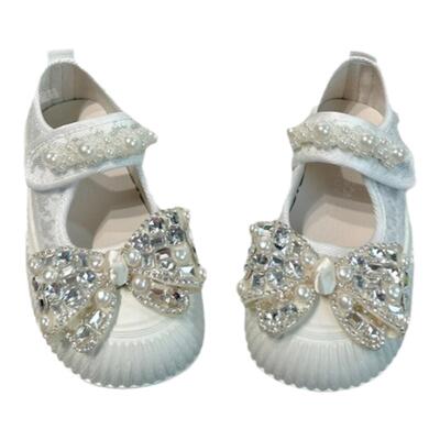 春秋日常公主女童轻便帆布鞋