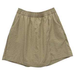 裙裤~工装气质舒适款松紧腰设计感洋气高腰短裤裙子潮流小众夏薄
