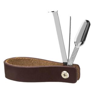 LUBINSKI个性便捷烟斗架皮托架烟斗配件带工具