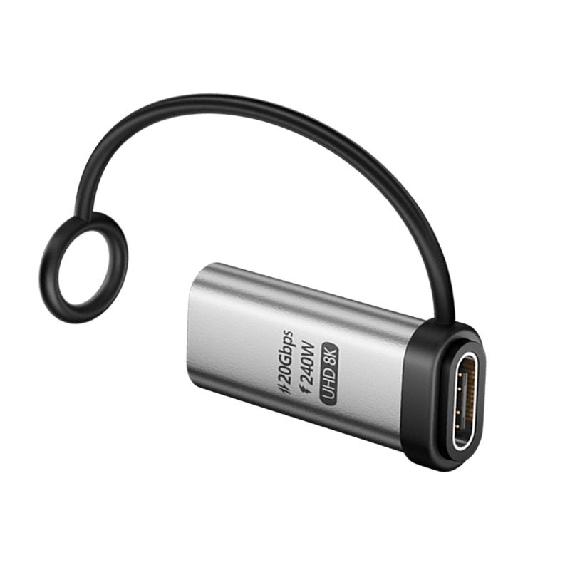 typec母对母USB4双母头延长转接头数据线全功能对接头20Gbps 100W 240W 8K扩展坞switch2加长