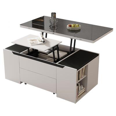 多功能升降茶几餐桌一体两用