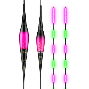 小凤仙夜光鱼漂冷光柔光水下无影尾电子漂醒目高灵敏鲫鱼大物浮漂