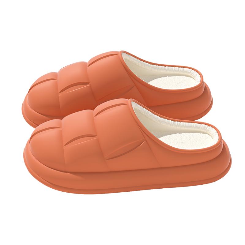 防水棉拖鞋女秋冬季2024新款室内居家居保暖加绒防滑月子棉鞋女士