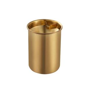 不锈钢防风烟灰缸轻奢潮流办公室卧室防灰飞复古漏斗创意型不绣钢