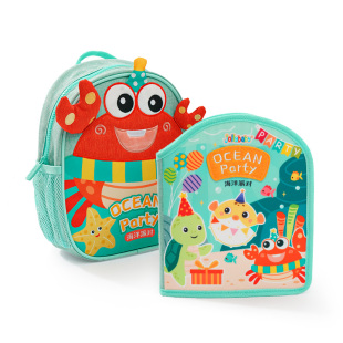 jollybaby早教布书撕撕书手撕书宝宝土豪书安静书蒙特梭利玩具3岁