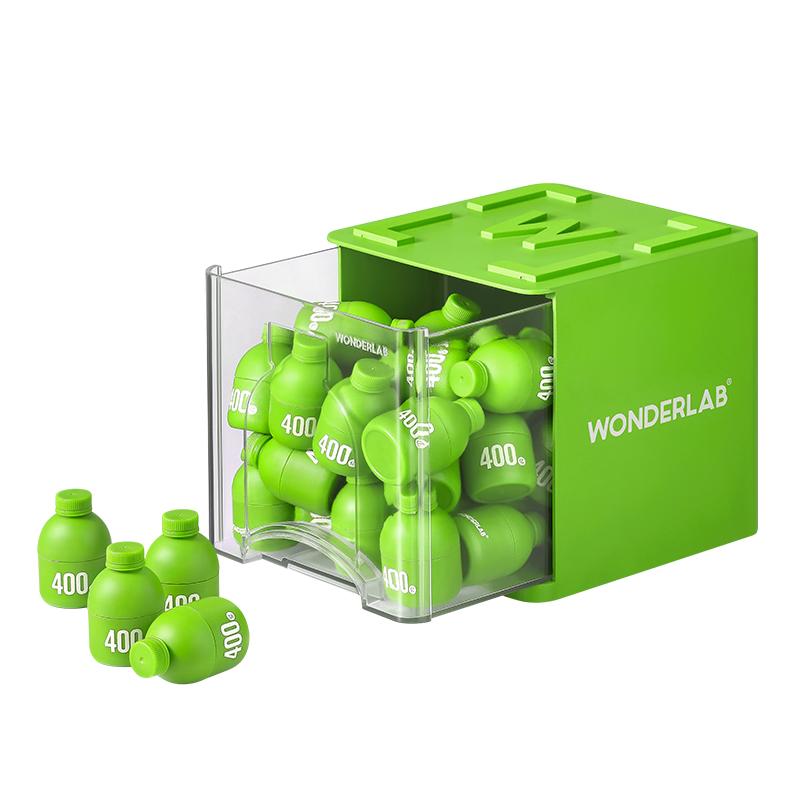 万益蓝WonderLab小绿瓶口腔益生菌薄荷味成人400亿活菌2g×30瓶