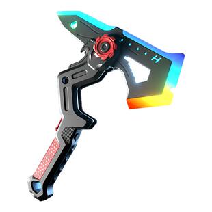 刀剑玩具斧头儿童发光激光宝剑男孩的小男童火旋双刃伸缩火花光剑