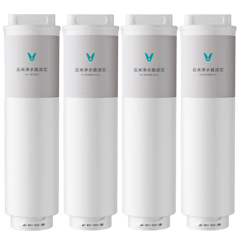 云米净水器Mee Pro Plus 400G/500G/600G/800G 滤芯1号5in1 2号RO
