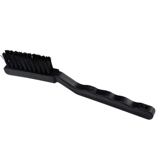 防静电毛刷工业线路板清洁黑色防静电ESD曲柄牙刷形U形圆柄刷子