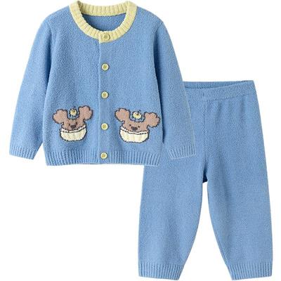 巴拉巴拉家居服套装睡衣半边绒