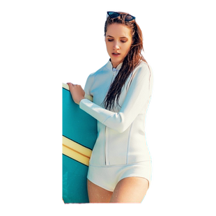 SCUBATREK2mm韩版时尚潜水服湿衣连体泳衣冲浪深潜防晒保暖水母服