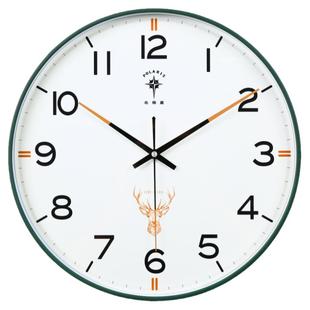 北极星时钟挂墙钟表挂钟2026新款客厅石英钟家用简约现代卧室静音