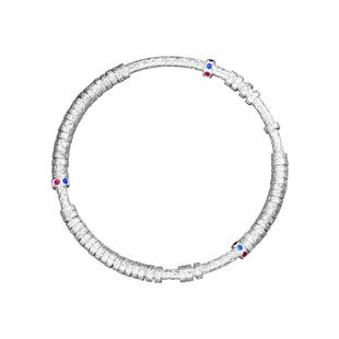 顺钦银楼S9999纯银手镯女万贯百搭手环复古送爱人高级感生日礼物