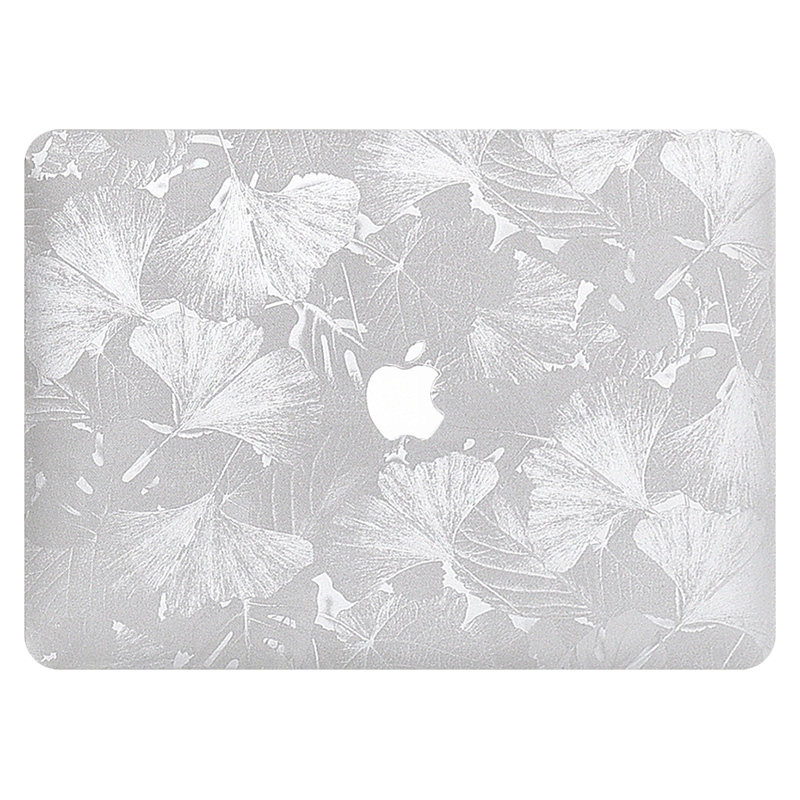 莫兰迪粉银杏叶MacBook保护壳