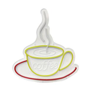 霓虹灯咖啡店茶吧奶茶酒吧招牌定制coffee灯牌英文字母发光广告牌