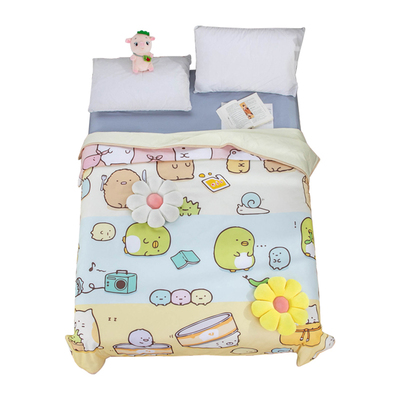 富莺卡通动漫可爱生物夏凉被