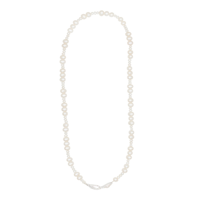 JX I 伊瓦洛 高品质天然珍珠项链女错落拼接小众简约高级感锁骨链