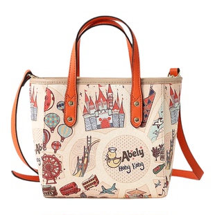 【新年礼物】阿贝莉印花女包小托特包2026新款菜篮子手提斜挎包包