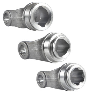 农用车传动轴羊角叉配件两棱柠檬管三棱三角管梅花型销子固定接口