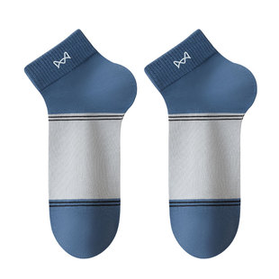 猫人袜子男款短款夏季纯棉抗菌防臭脚男生运动袜透气吸汗男士短袜