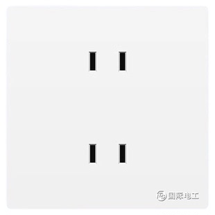 国际电工暗装明装开关插座明线电源面板16A空调4四孔10A开关多孔